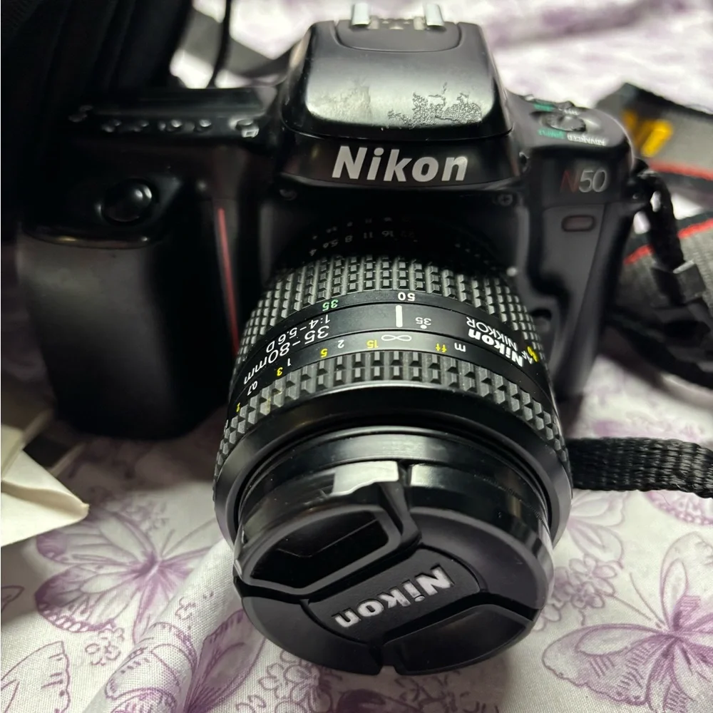Vintage Nikon N50 SLR 35mm Film Camera